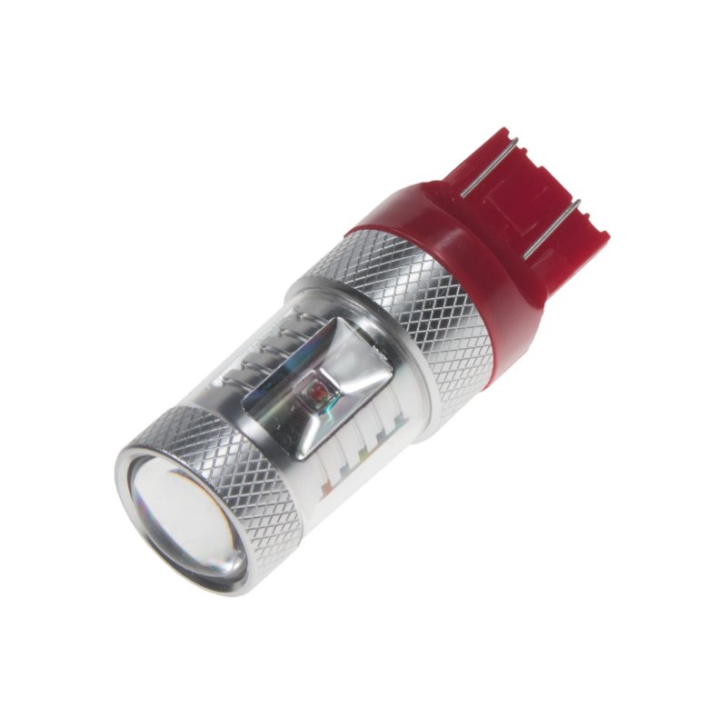 CREE LED T20 (7443) červená, 12-24V, 30W (6x5W) (95C-T20-30Wr) 2 ks