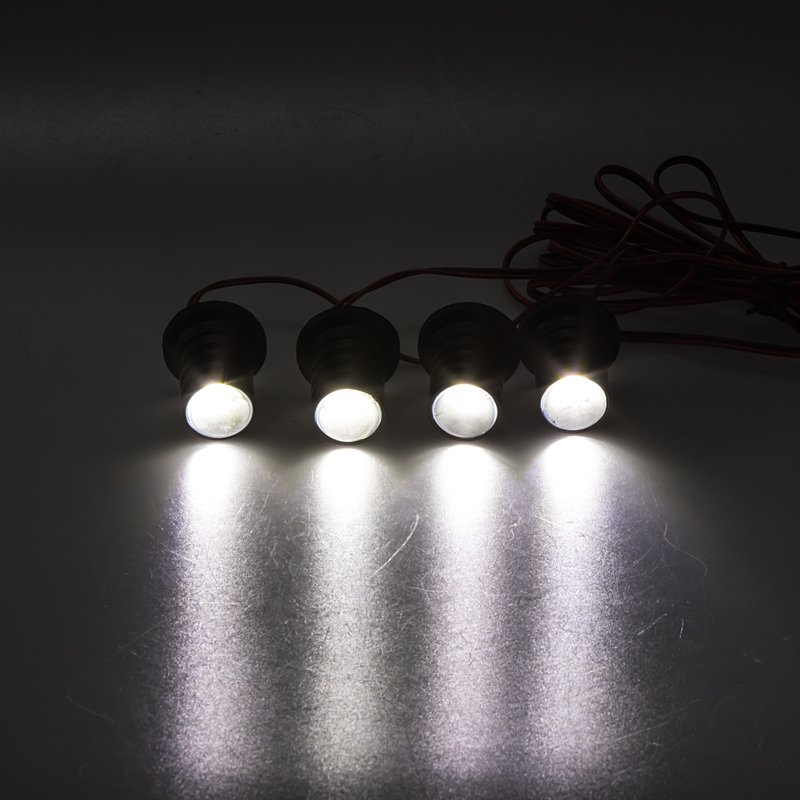 LED stroboskop bílý 4ks 1W (kf704)