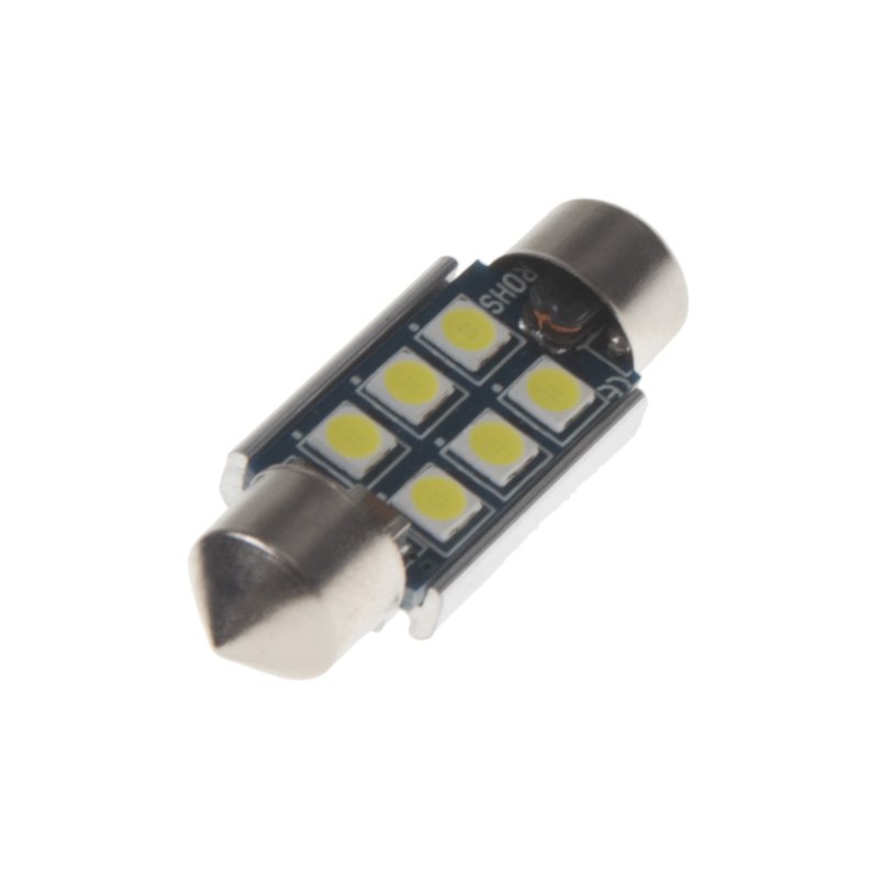 LED sufit (36mm) bílá, 12-24 V, 6LED/3030SMD (9523025cb) 2 ks