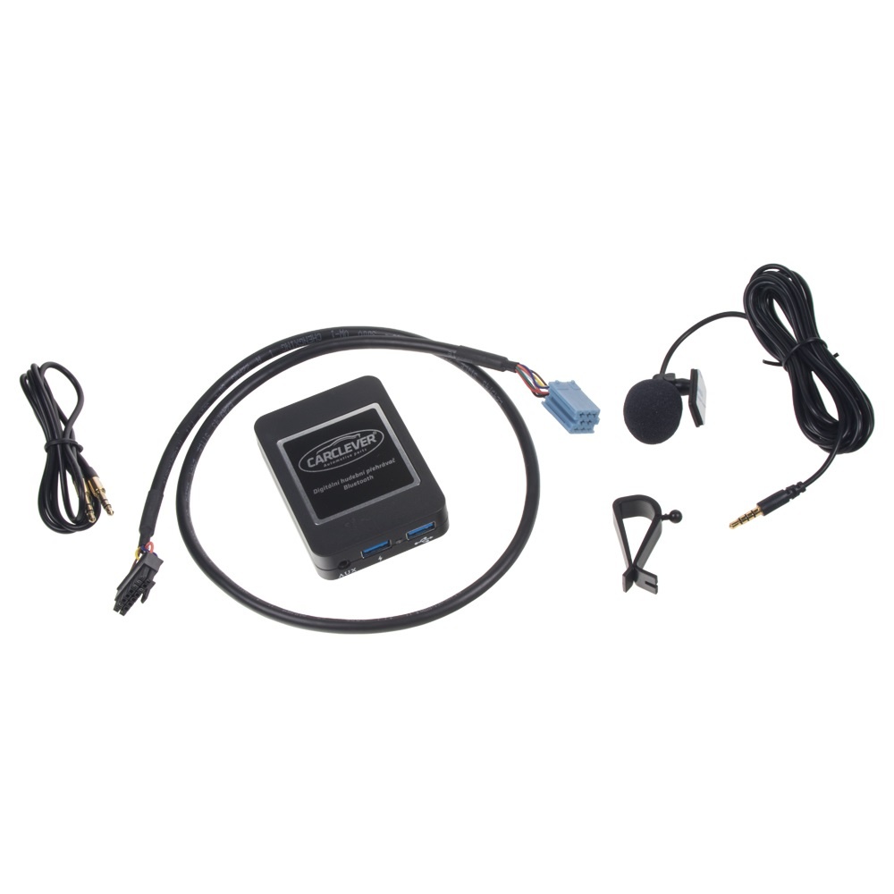 CARCLEVER Hudební přehrávač USB/AUX/Bluetooth Renault (555RN003)