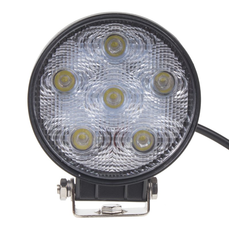 LED světlo kulaté, 6x3W, ø128mm, ECE R10 (wl-018pr)