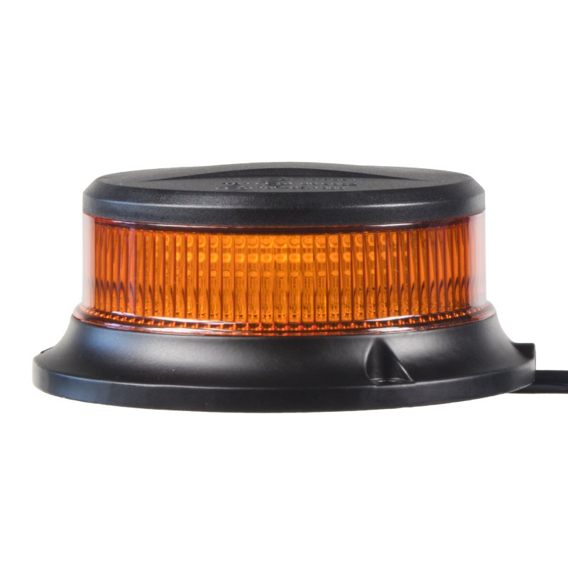 LED maják, 12-24V, 18x1W oranžový, magnet, ECE R65 R10 (wl310m)