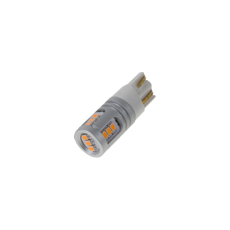 LED T10 oranžová, 12/24V, 15LED/1W SMD (952026cbora) (2 ks)