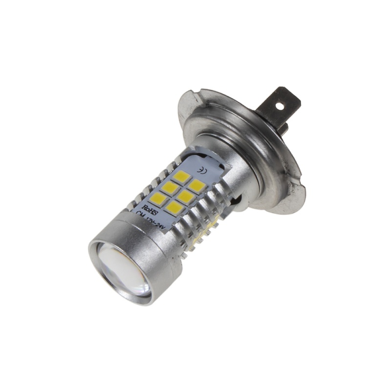 LED H7 bílá, 12-24V, 21LED/2835SMD (95C-H7-21) 2 ks