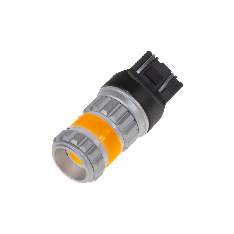 LED T20 (7443) oranžová, COB 360 st., 9-60V, 12W (95246ora) 2 ks