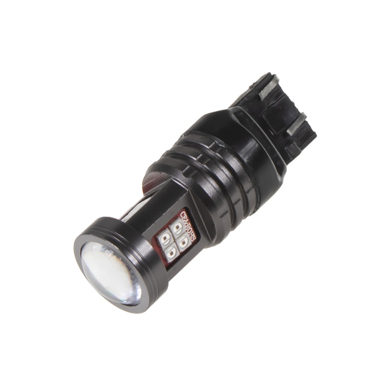 x LED T20 (7443) červená, 12-24V, 15LED/2835SMD (95247red) 2 ks VÝPRODEJ