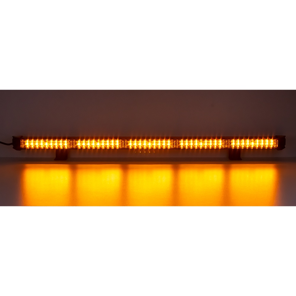 LED alej voděodolná (IP67) 12-24V, 45x LED 1W, oranžová 722mm, ECE R65 (kf77-772)