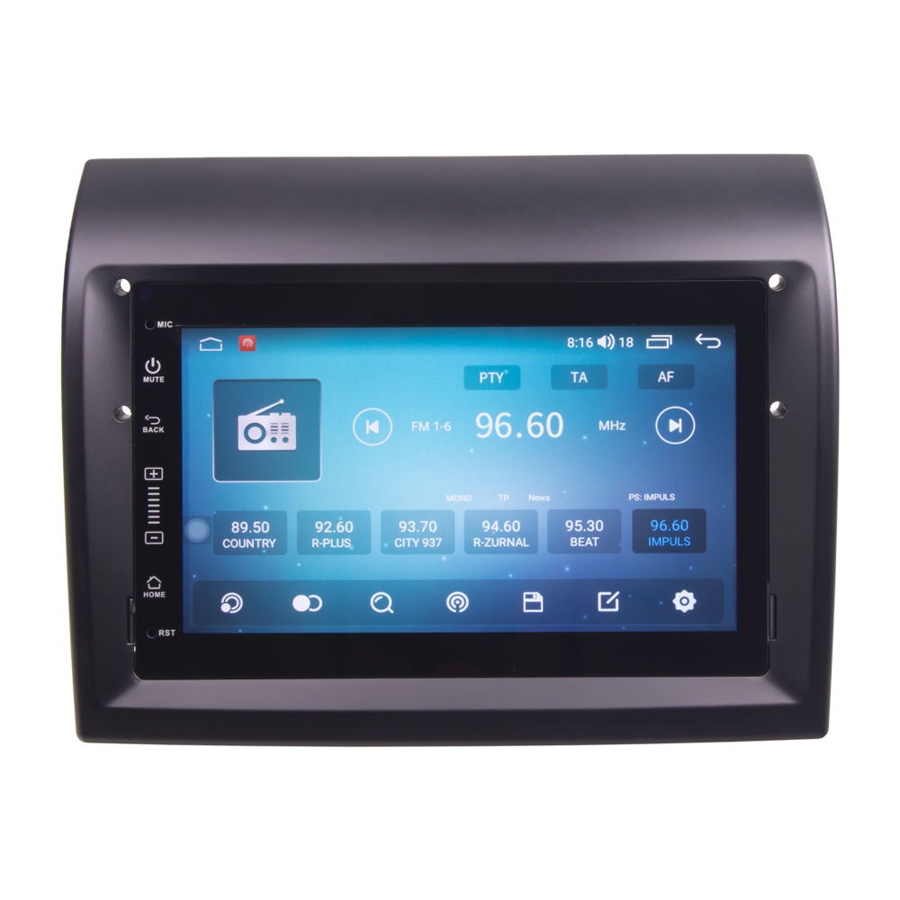 Autorádio pro FIAT/CITROEN/PEUGEOT s 7 LCD, Android, WI-FI, GPS, CarPlay, 4G, Bluetooth, 2x USB (80887A4)