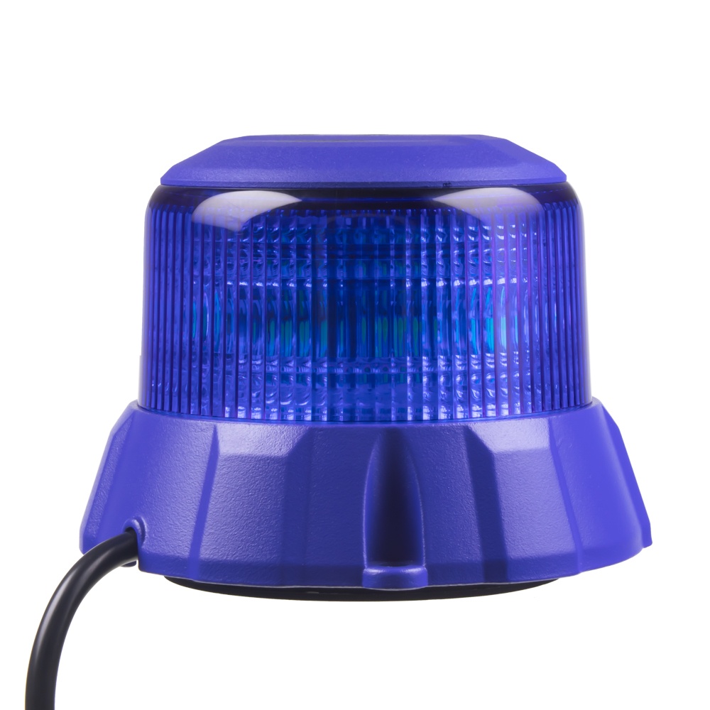 CARCLEVER Robustní modrý LED maják, modrý hliník, 48W, ECE R65 (wl404blu)