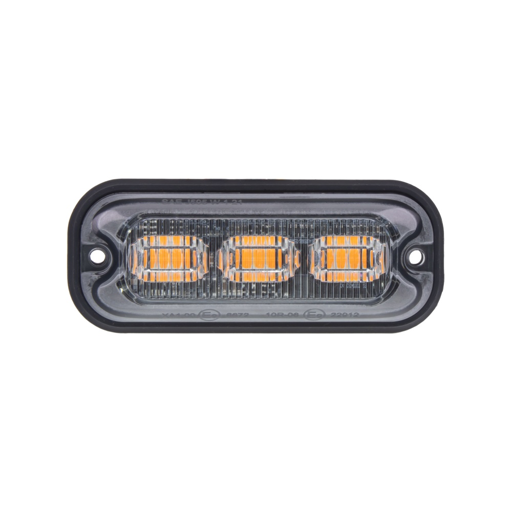 PREDATOR 3x4W LED, 12-24V, oranžový, ECE R65 (br003A)