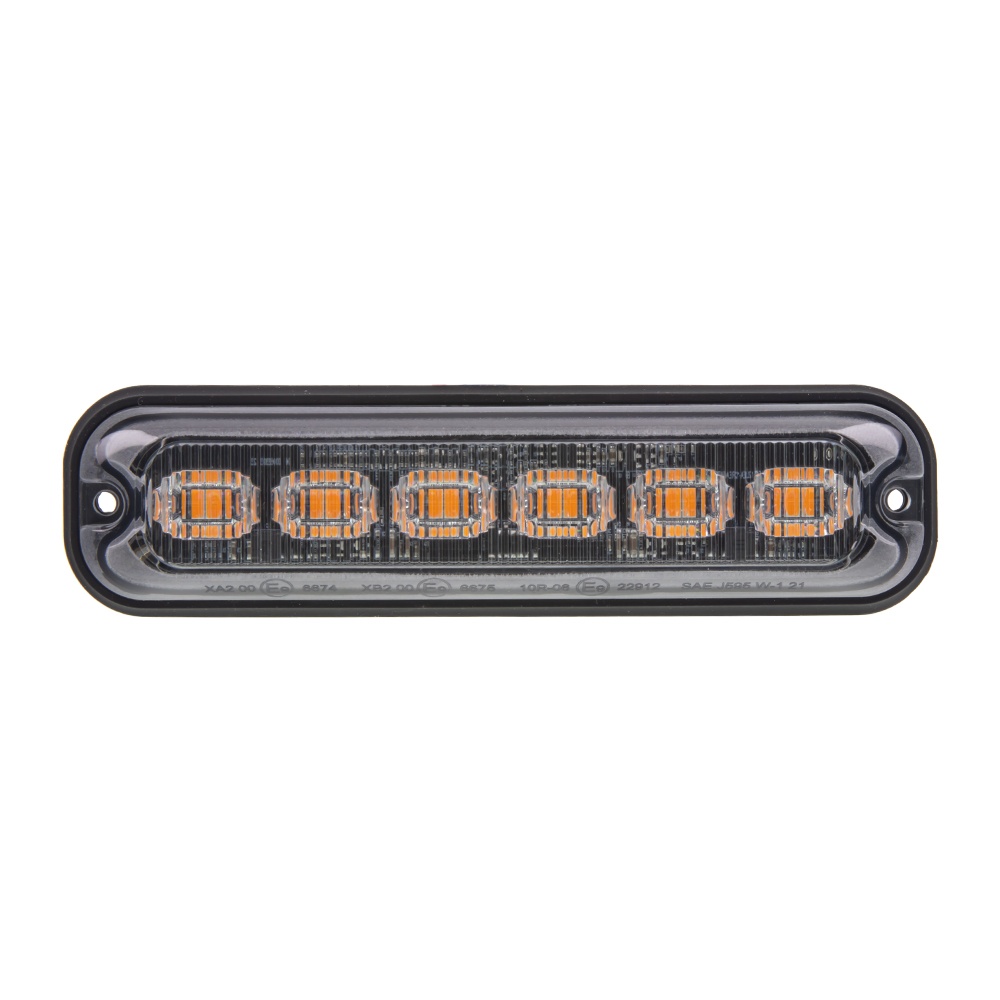 PREDATOR 6x4W LED, 12-24V, oranžový, ECE R65 (br006A)