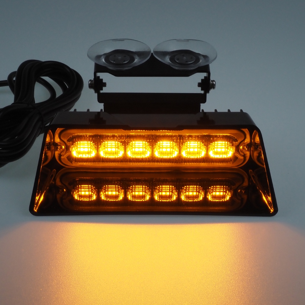 PREDATOR LED vnitřní, 6x LED 4W, 12/24V, oranžový, ECE R65 (brW006A)