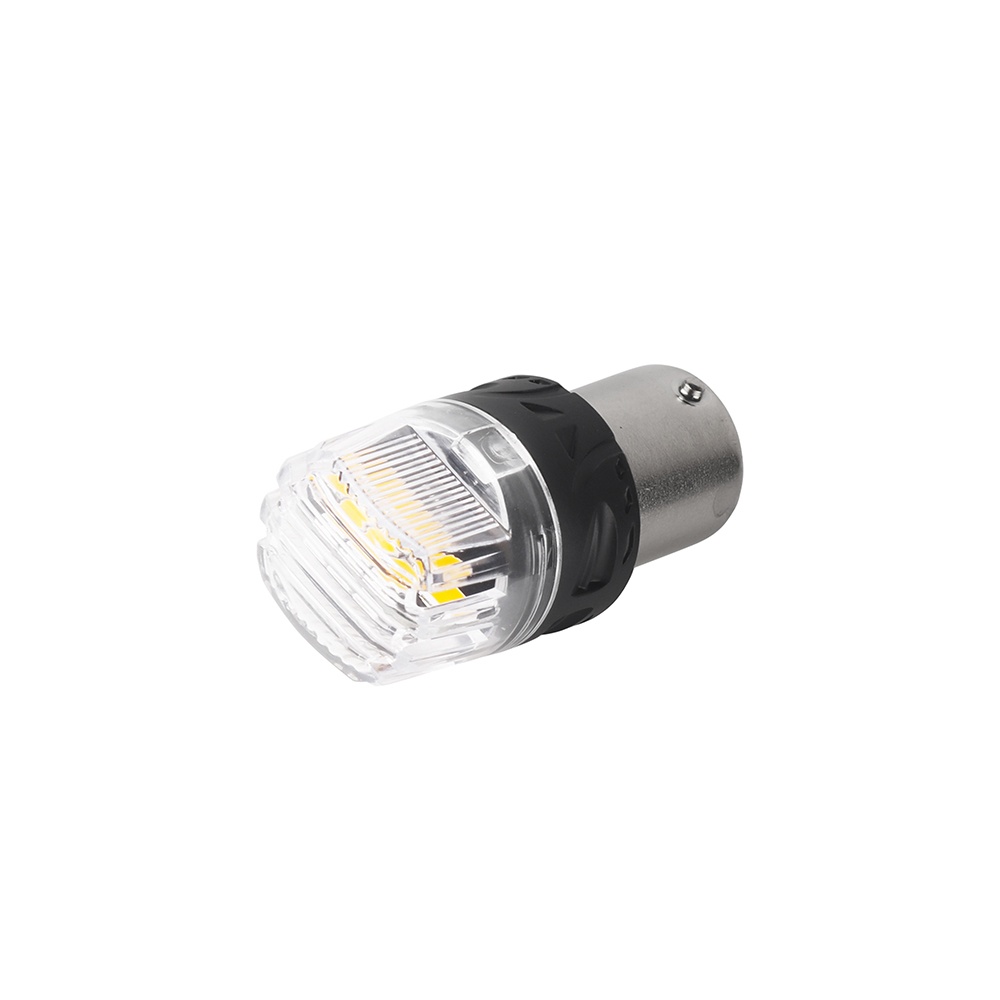 LED BAU15S oranžová, 12V, 16LED 2835SMD (95BR-BAU15S-01o) 2 ks