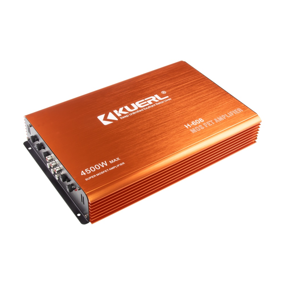 KUERL 4cestný zesilovač do auta, 4 x 60W / 2 x 160W (AP-608) NOVINKA