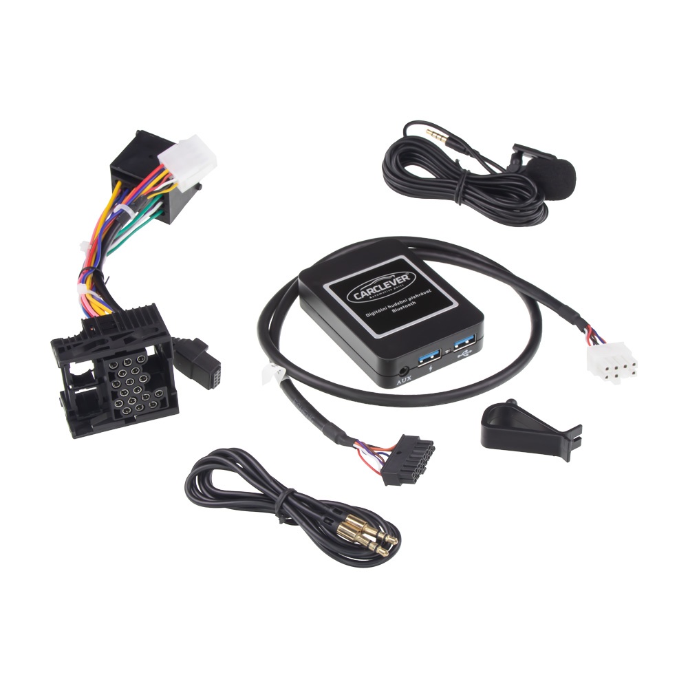 CARCLEVER Hudební přehrávač USB/AUX/Bluetooth BMW old (555BM002)