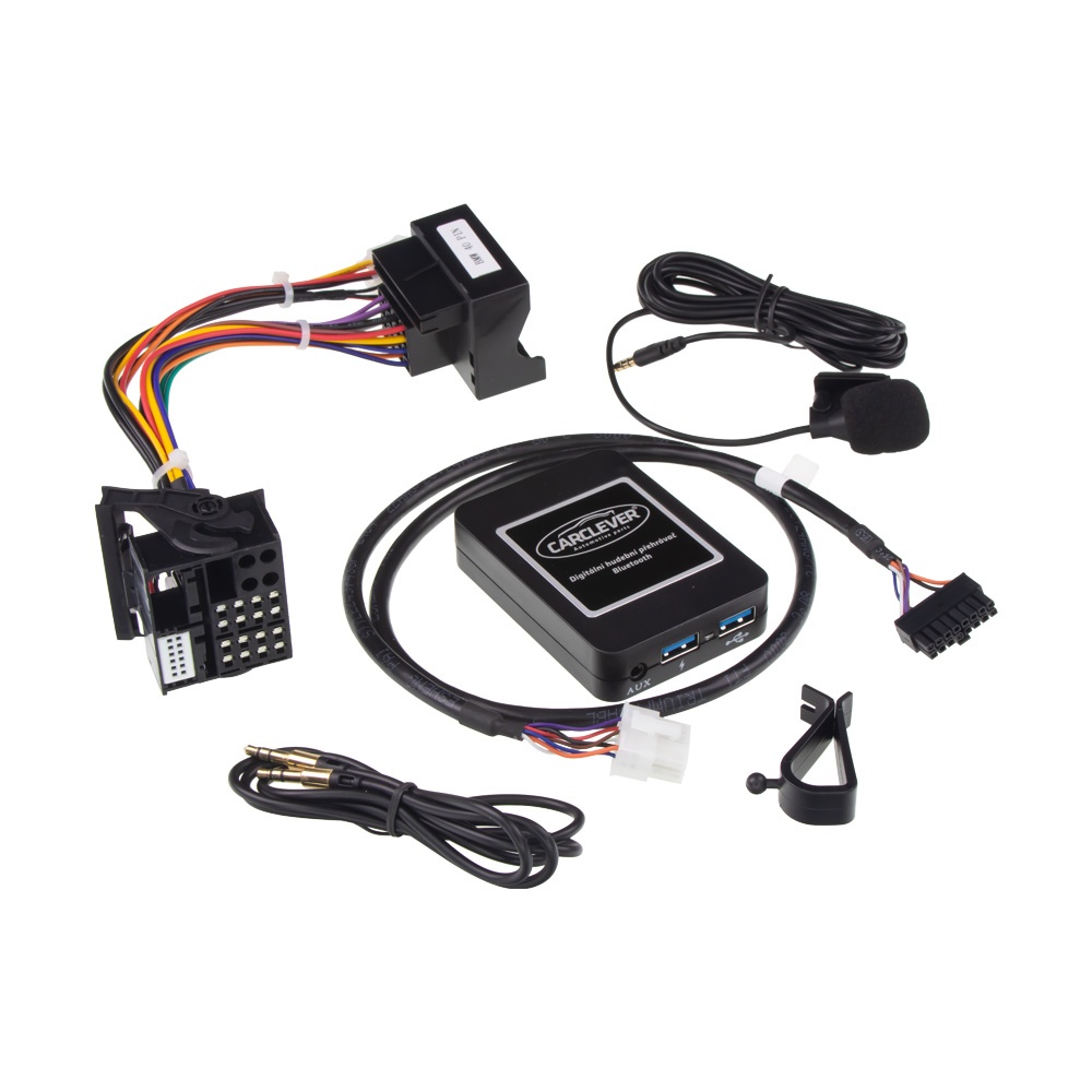 CARCLEVER Hudební přehrávač USB/AUX/Bluetooth BMW Most (555BM007)