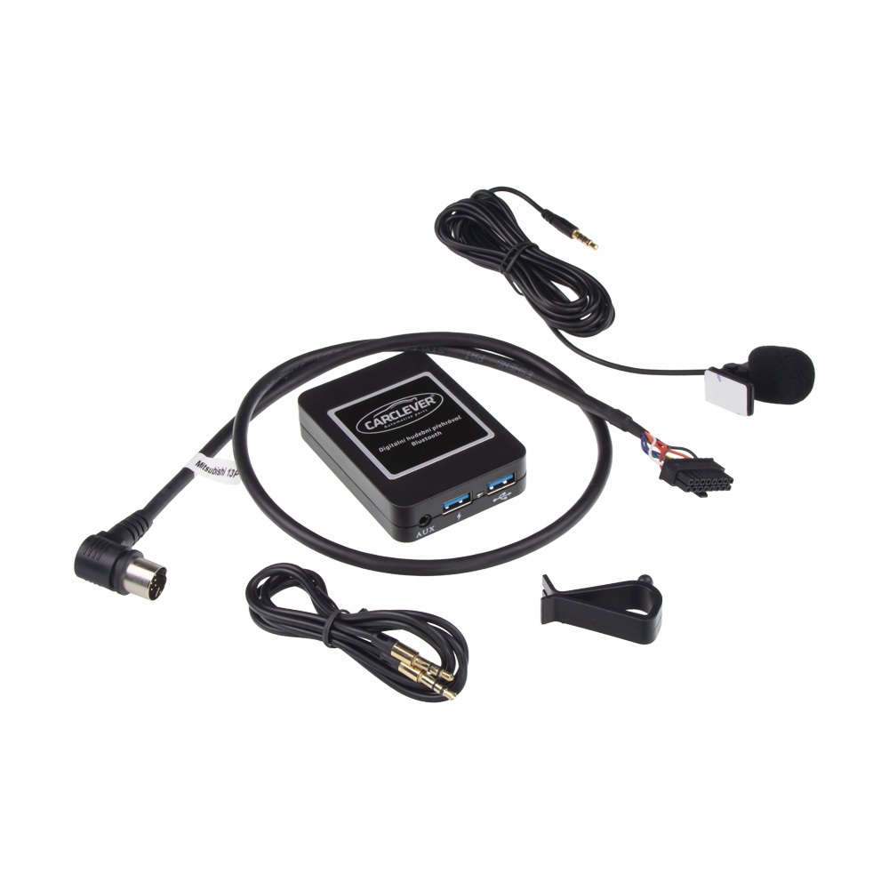 CARCLEVER Hudební přehrávač USB/AUX/Bluetooth Mitsubishi (555MT001)