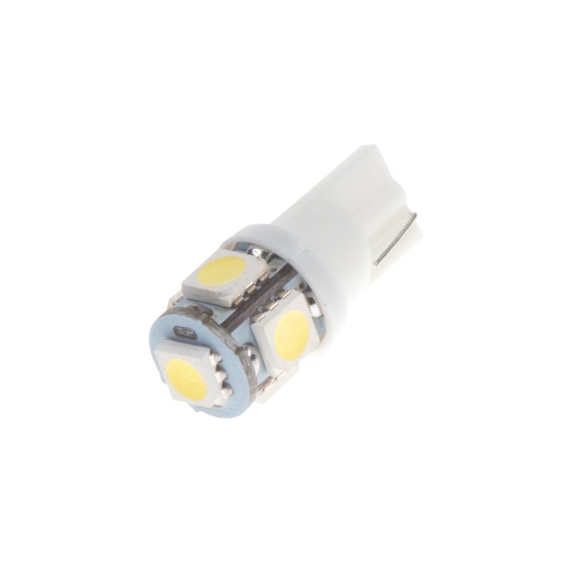 LED T10 bílá, 24V, 5LED/3SMD (95217/24v) 2 ks