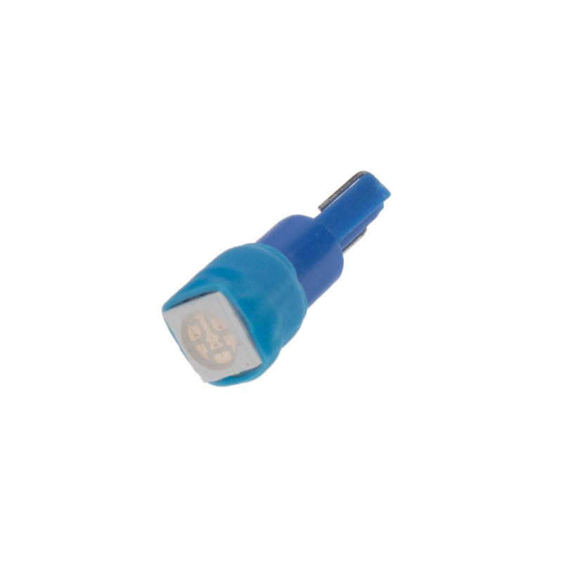 LED T5 modrá, 12V, 1LED/3SMD (95181blu) 2 ks