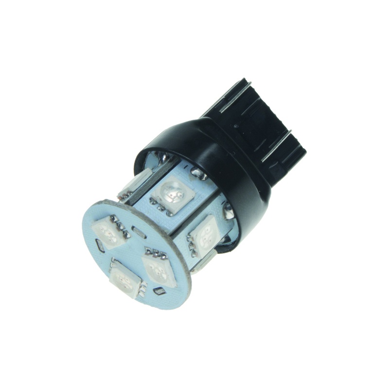 LED T20 (7443) oranžová, 12V, 9LED/3SMD (95240ora) 2 ks