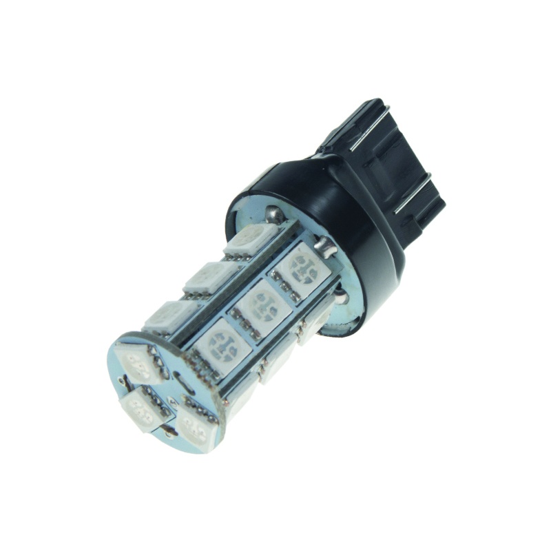 LED T20 (7443) oranžová, 12V, 18LED/3SMD (95241ora) 2 ks