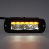 LED svtlo obdlnkov s oranovm vstranm svtlem, ECE R10, R65 (wl-460AB)